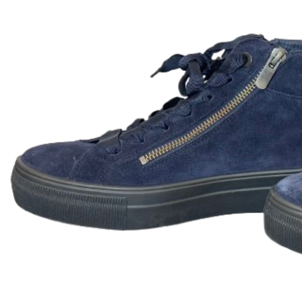 Legero Superfit Women's Size 37 (6.5-7 US Shoe Size) Blue Suede Low Top Sneakers